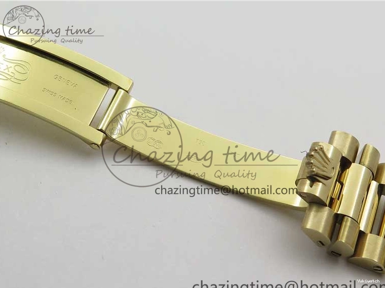 BP Black on Dial A2836 YG YG New 904 Crystal Bracelet President Dial Version 40mm Markers T 228239 Day-Date 1227